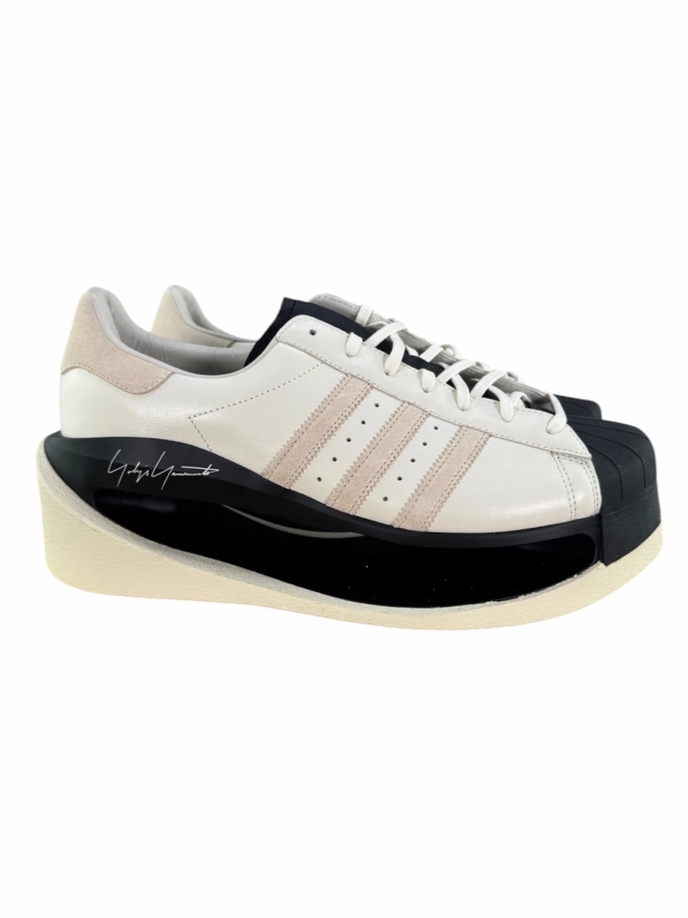 adidas Y-3 Gendo Superstar White Black Leather Sneaker IF2030 Mens Size 11 New